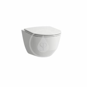 Laufen Pro Závěsné WC Compact se sedátkem SLIM, sklápěním SoftClose, Rimless, bílá H8669550000001