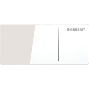 GEBERIT Sigma70 Ovládací tlačítko splachování, sklo/bílá 115.630.SI.1