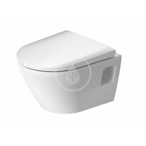 DURAVIT D-Neo Závěsné WC Compact, Rimless, s WonderGliss, bílá 25870900001