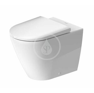 DURAVIT D-Neo Stojící WC, zadní odpad, Rimless, s WonderGliss, bílá 20030900001