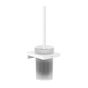 HANSGROHE AddStoris WC štětka nástěnná, matné sklo/bílá mat 41752700