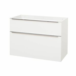 MEREO Mailo, koupelnová skříňka 101 cm, bílá, chrom madlo CN512S
