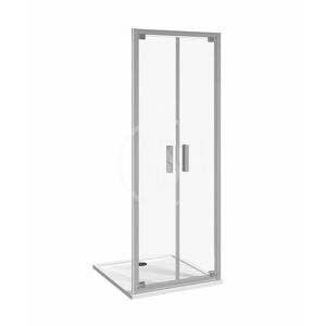 Nion Sprchové dveře pivotové dvoukřídlé L/P, 800 mm, Jika perla Glass, stříbrná/transparentní sklo H2562N10006681