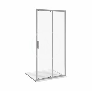 Nion Sprchové dveře dvoudílné L/P, 1000 mm, Jika perla Glass, stříbrná/transparentní sklo H2422N30026681