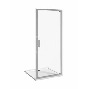 Nion Sprchové dveře pivotové jednokřídlé L/P, 800 mm, Jika perla Glass, stříbrná/sklo arctic H2542N10026661
