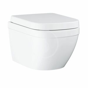 GROHE Euro Ceramic Závěsné WC se sedátkem softclose, rimless, Triple Vortex, alpská bílá 39693000