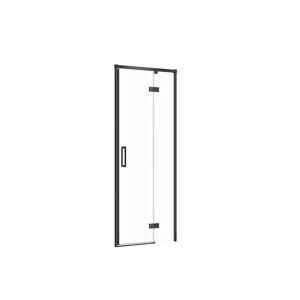 CERSANIT Sprchové dveře LARGA ČERNÉ 80X195 , pravé, čiré sklo S932-123