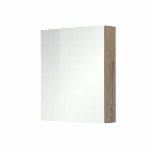 MEREO Aira, koupelnová galerka 80 cm, zrcadlová skříňka, dub Kronberg CN717GD
