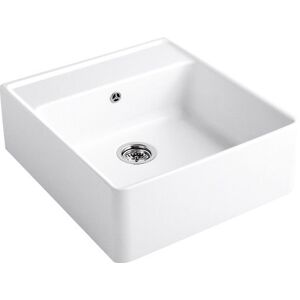 VILLEROY & BOCH Keramický dřez Single-bowl sink White alpin modulový 595 x 630 x 220 bez excentru 632061R1