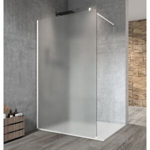 GELCO VARIO WHITE jednodílná sprchová zástěna k instalaci ke stěně, matné sklo, 800 mm GX1480GX1015