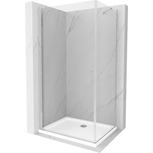 MEXEN/S Pretoria sprchový kout 70x110 cm, transparent, chrom + sprchová vanička včetně sifonu 852-070-110-01-00-4010