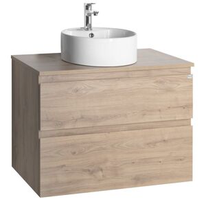AQUALINE ALTAIR sestava koupelnového nábytku, š. 87,1 cm, dub emporio AI390-01