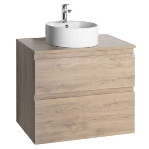 AQUALINE ALTAIR sestava koupelnového nábytku, š. 67,6 cm, dub emporio AI370-01