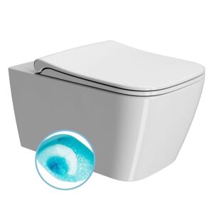 GSI NUBES závěsná WC mísa, Swirlflush, 55x36 cm, bílá ExtraGlaze 961511