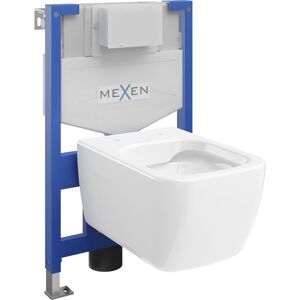 MEXEN/S WC předstěnová instalační sada Fenix XS-F s mísou WC Margo,  bílá 6803342XX00