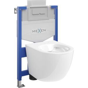 MEXEN/S WC předstěnová instalační sada Fenix XS-U s mísou WC Lena,  bílá 6853322XX00