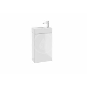 Kielle Oudee Skříňka s umývátkem, 40x68x22 cm, lesklá bílá 50002S40