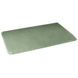 Gedy FUZZY koupelnová předložka, 50x80 cm, 100% polyester, protiskluz, zelená 96FY508007