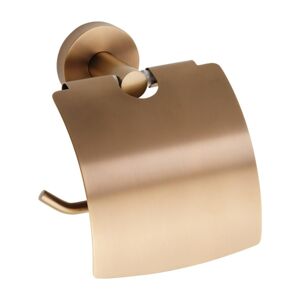HOPA Držák toaletního papíru s krytem Barva Růžové zlato broušená KDBE155112012