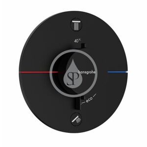 HANSGROHE ShowerSelect Comfort Termostatická baterie pod omítku, pro 2 spotřebiče, matná černá 15554670