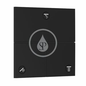 HANSGROHE ShowerSelect Comfort Ventil pod omítku, pro 3 spotřebiče, matná černá 15573670