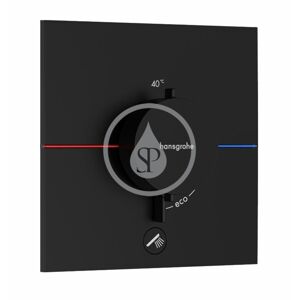 HANSGROHE ShowerSelect Comfort Termostatická baterie pod omítku, matná černá 15575670