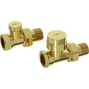MEXEN přímé radiátorové ventily, zlatá W902-000-50