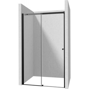 DEANTE Kerria Plus Sprchové dveře, 130 cm posuvné černá KTSPN13P