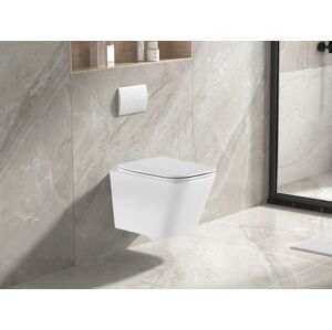 INVENA Závěsná WC mísa PAROS, včetně soft/close sedátka CE-90-001-W