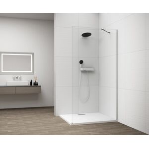 POLYSAN ESCA CHROME jednodílná sprchová zástěna k instalaci ke stěně, sklo čiré, 1000 mm ES1010-01