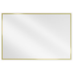 MEXEN Loft zrcadlo 90 x 60 cm, zlatý rám 9852-090-060-000-50