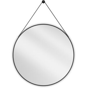 MEXEN String zrcadlo 80 cm, černý rám 9854-080-080-000-70
