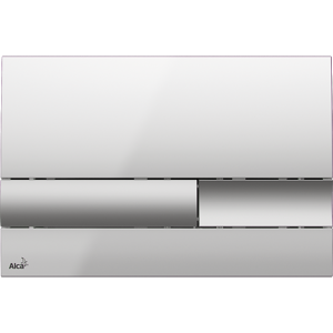 Alcaplast Ovládací tlačítko , chrom-lesk/mat M1743 M1743
