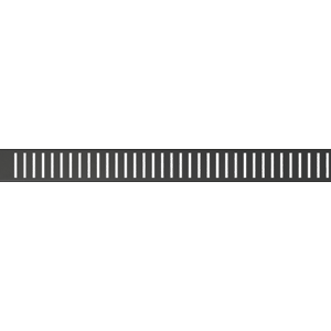 Alcaplast PURE-950BLACK Rošt pro liniový podlahový žlab, černá-mat PURE-950BLACK