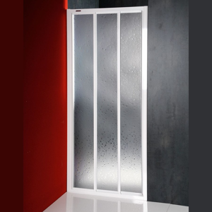 AQUALINE DTR sprchové dveře posuvné 1000mm, bílý profil, polystyren výplň DTR-C-100
