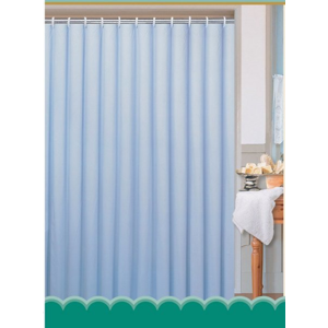 AQUALINE Závěs 180x200cm, 100% polyester, jednobarevný modrý 0201104 M