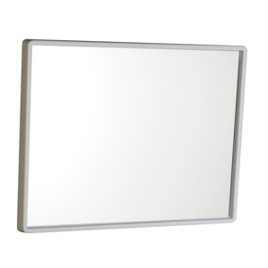 AQUALINE Zrcadlo v plastovém rámu 40x30cm, bílá 22436