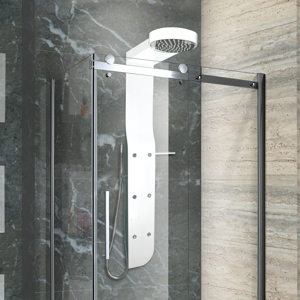 Aquatek KRETA Hydromasážní sprchový panel, baterie termostatická Kreta-25