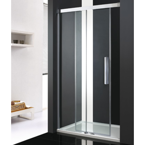 Aquatek Nobel B2 Luxusní sprchové dveře zasouvací s brzdou 112-116cm, sklo 8mm NOBELB2115