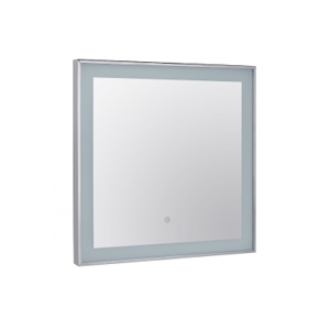 BEMETA zrcadlo 600x600x30 zarámované a osvětlené s dotyk.senzorem 128101829
