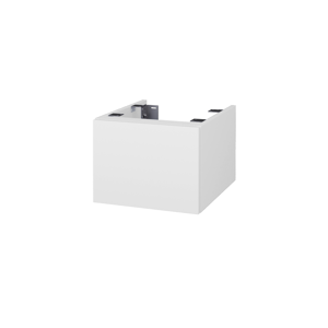 Dřevojas Doplňková skříňka pod desku DSD SZZ1 40. bez výřezu (výška 30 cm) N01 Bílá lesk / D01 Beton 223229