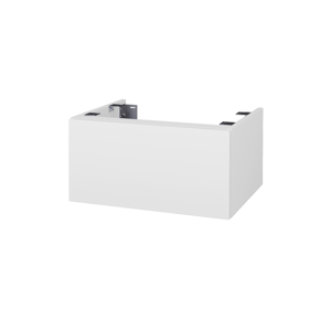 Dřevojas Doplňková skříňka pod desku DSD SZZ1 60. bez výřezu (výška 30 cm) N01 Bílá lesk / D01 Beton 225568