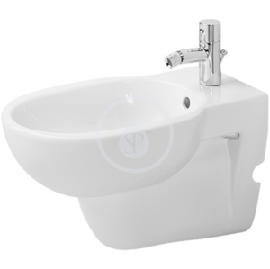 DURAVIT Bathroom_Foster Závěsný bidet s přepadem, 360 mm x 570 mm, bílý bidet, s WonderGliss 01341500001