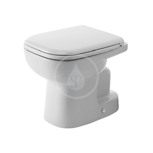 DURAVIT D-Code Stojící WC, spodní odpad, alpská bílá 21100100002