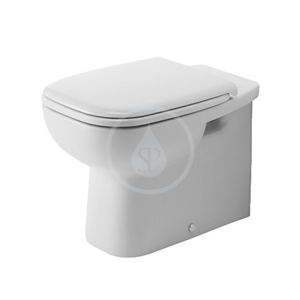 DURAVIT D-Code Stojící WC, zadní odpad, alpská bílá 21150900002