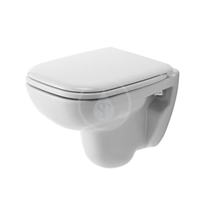 DURAVIT D-Code Závěsné WC Compact, s HygieneGlaze, alpská bílá 22110920002