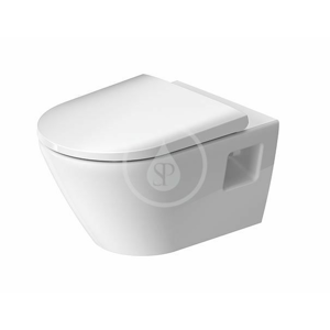 DURAVIT D-Neo Závěsné WC se sedátkem SoftClose, Rimless, bílá 45780900A1