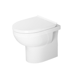 DURAVIT DuraStyle Basic Stojící WC, zadní odpad, Rimless, s WonderGliss, alpská bílá 21840900001