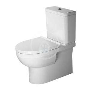 DURAVIT DuraStyle Basic WC kombi mísa, Vario odpad, Rimless, s HygieneGlaze, alpská bílá 2182092000