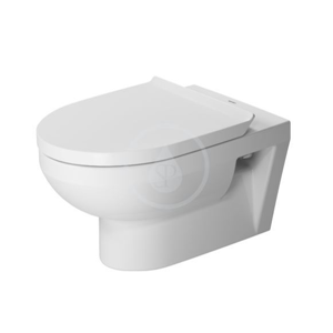 DURAVIT DuraStyle Basic Závěsné WC, Rimless, s WonderGliss, alpská bílá 25620900001